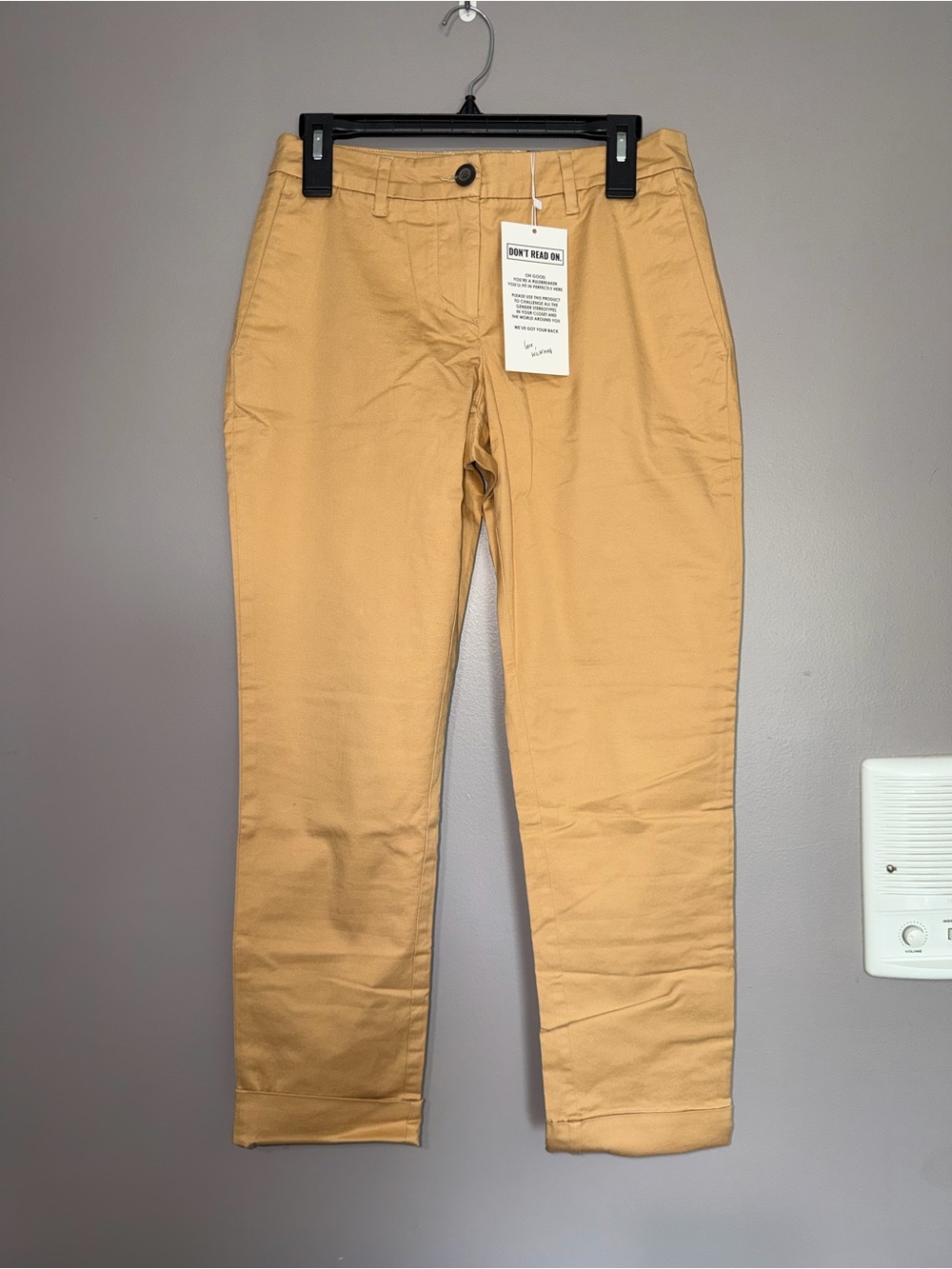 Wildfang Chinos in Camel - Straight Leg